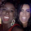 Ex-BBB Adélia publicou um vídeo em que ela e Juliana aparecem cantando 'Tá Vendo Aquela Lua', sucesso de Thiaguinho