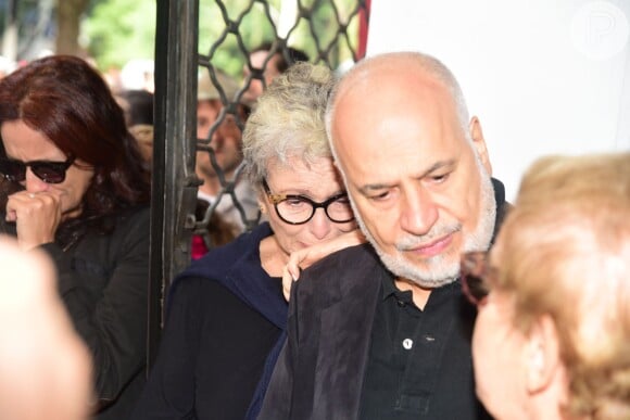 Umberto Magnani foi velado por Irene Ravache, com quem atuou no remake da novela 'Éramos Seis' (1994)