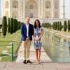 Em viagem recente à Índia, Kate Middleton e Príncipe William posaram em frente ao Taj Mahal