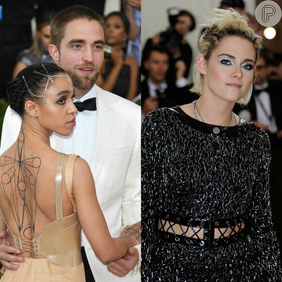 Kristen Stewart namorou Robert Pattinson por cerca de quatro anos. Ela e o ex quase se esbarraram no Met Gala, que aconteceu na segunda-feira, 2 de maio de 2016. O ator está noivo de FKA Twigs