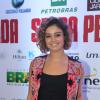 Sophie Charlotte no lançamento do filme 'Serra Pelada', em São Paulo, na noite desta segunda-feira, 14 de outubro de 2013