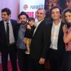 Elenco do filme 'Serra Pelada', no lançamento do longa, em São Paulo, na noite desta segunda-feira, 14 de outubro de 2013