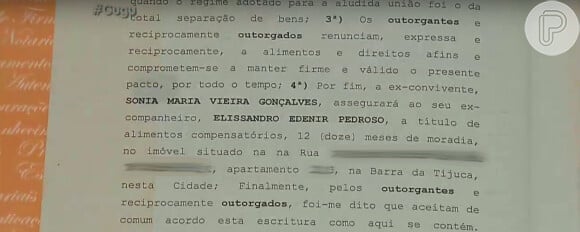 Documentos comprovam que Susana Vieira pagou um ano de moradia para o ex-namorado Sandro Pedroso