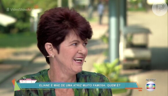 Mãe de Camila Queiroz, Eliane respondeu no 'Vídeo Show' de qual bicho a filha gostava quando criança: 'Cegonho!'