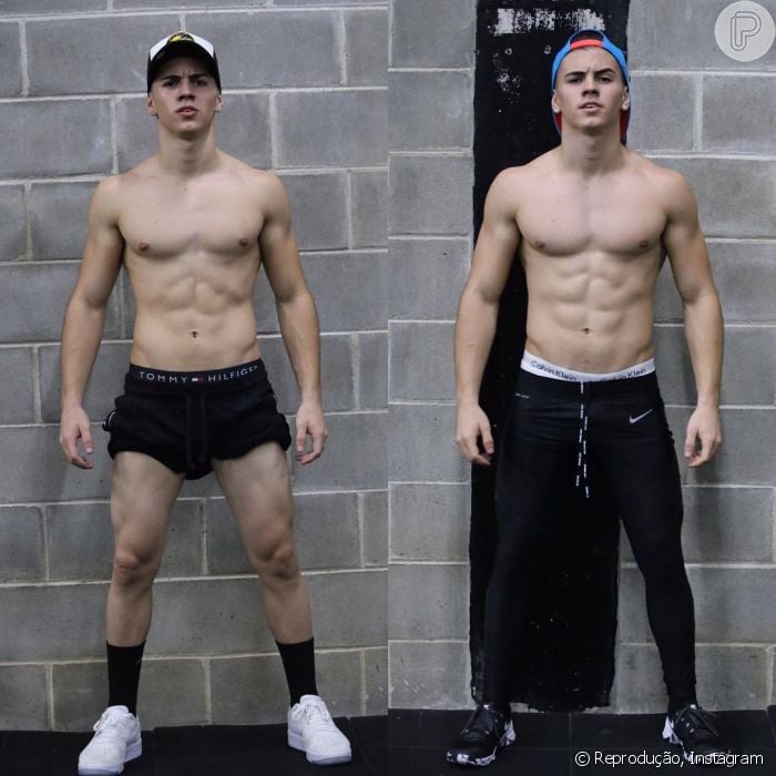 Em cerca de 30 dias de treinos de crossfit, Biel já mostra o corpo mais ...