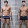 Arthur Aguiar mostra o corpo antes e depois de 30 dias praticando crossfit