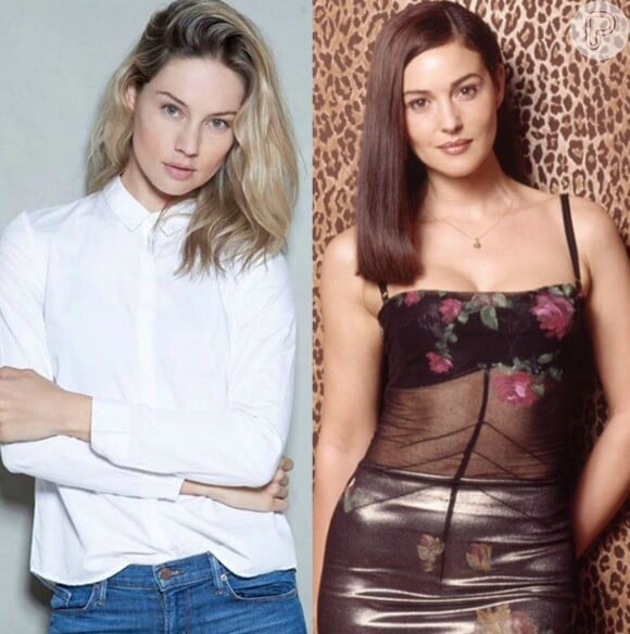 A modelo brasileira Patricia Beck já foi dublê de corpo da atriz italiana Monica Bellucci em um de seus filmes