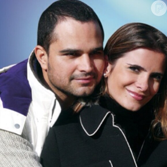 Luciano Camargo comemora 10 anos de casamento com Flávia em 16 de outubro de 2013