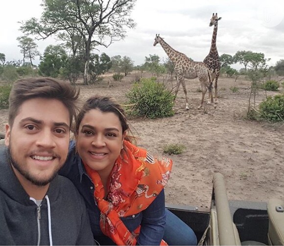 Preta Gil e Rodrigo Godoy curtiram uma segunda lua de mel na África do Sul