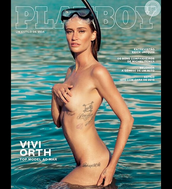 Vivi Orth é a estrela da edição de maio da 'Playboy': a capa foi divulgada nesta quinta-feira, dia 12 de maio de 2016
