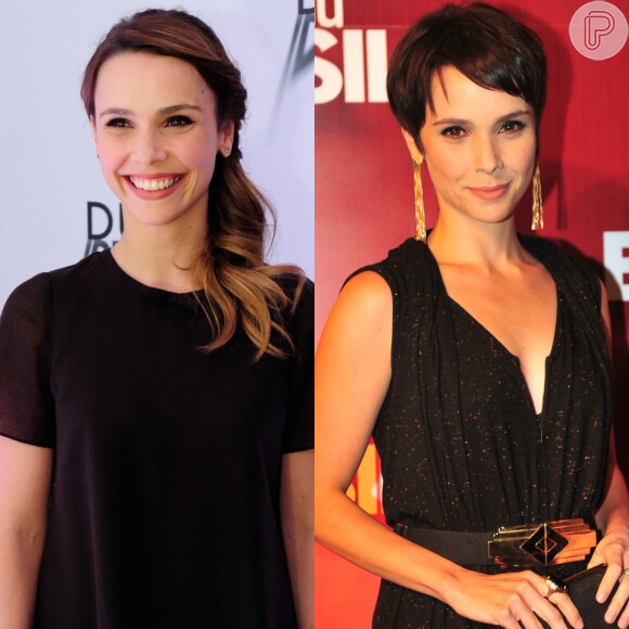 Débora Falabella cortou os cabelos bem curtos para viver a personagem Nina, na novela 'Avenida Brasil', em 2012