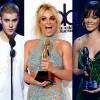 Justin Bieber, Britney Spears e Rihanna foram um dos artistas premiados no 'Billboard Music Awards 2016, neste domingo, 22 de maio de 2016