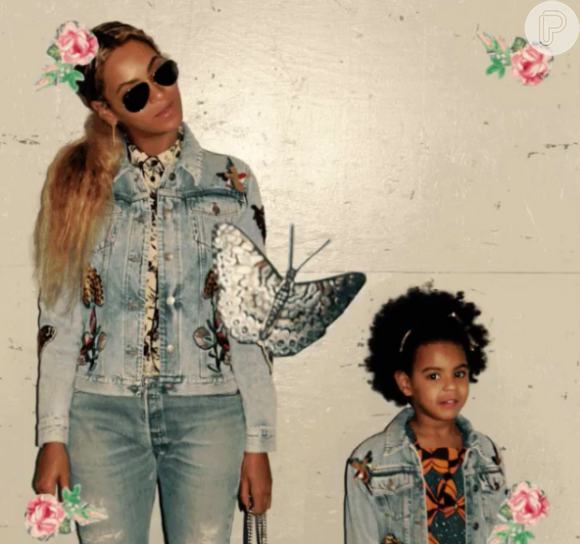 Blue Ivy esbanja estilo nas redes sociais de Beyoncé