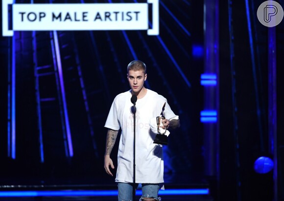 Justin Bieber foi um dos premiado no Billboard Awards 2016