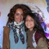 Cyntia Benini levou a filha, Valentina, na pré-estreia do filme 'Alice Através do Espelho'