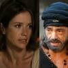 Rishon (Roney Vilela) vai comprar Leila (Juliana Didone) como escrava mesmo sabendo que a hebreia está grávida, na novela 'Os Dez Mandamentos - Nova Temporada'