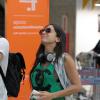 A cantora Anitta apostou em produção estilosa, nesta quinta-feira, 24 de outubro de 2013, ao desembarcar no aeroporto de Congonhas, em São Paulo