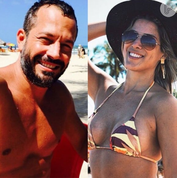 O ator Malvino Salvador ficou com a ex-BBB Milena Fagundes 