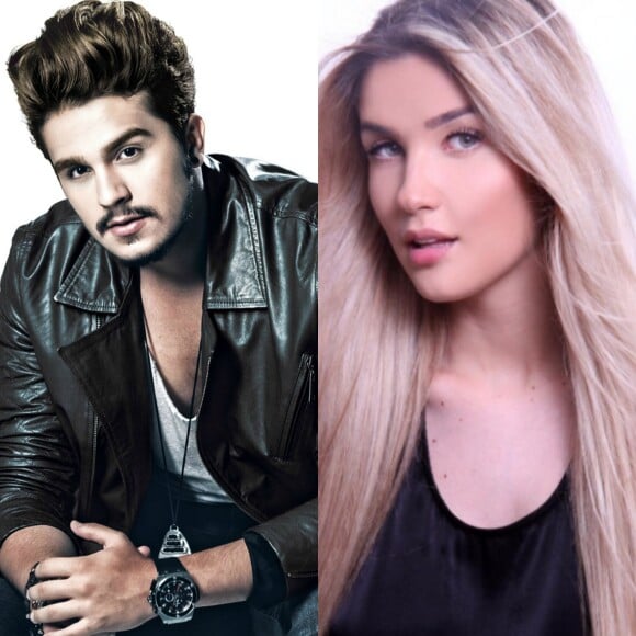 O cantor Luan Santana já trocou beijos com a ex-BBB Aline Gotschalg 