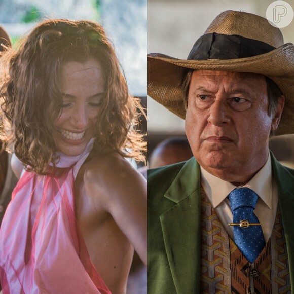 Afrânio (Antonio Fagundes) cobra uma explicação de Tereza (Camila Pitanga) por ter se encontrado com Santo (Domingos Montagner), na novela 'Velho Chico'