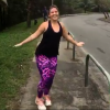 Ex-BBB Maria Claudia dançou funk depois dos exercícios na manhã desta segunda-feira, 6 de junho de 2016
