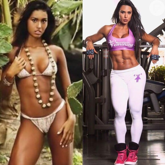 Gracyanne Barbosa virou um dos ícones quando o assunto é universo fitness, mas já foi magra quando surgiu como dançarina