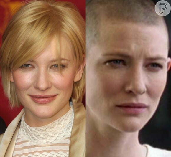 Cate Blanchett ficou careca para o filme 'Paraíso'