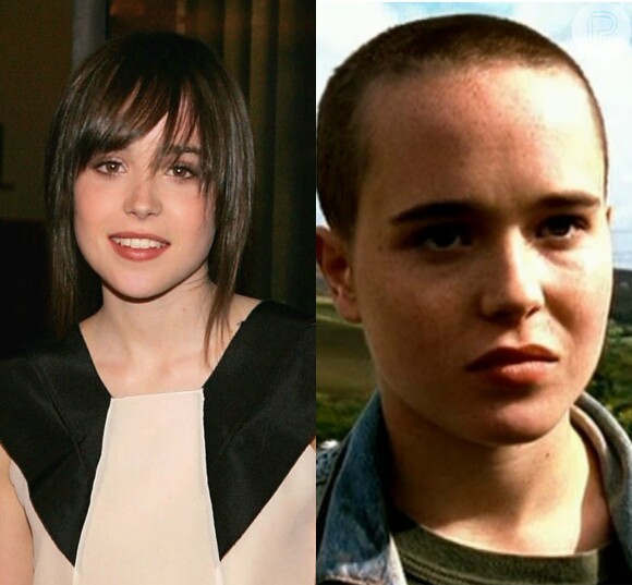 Ellen Page raspou a cabeça para o filme 'Mouth to Mouth', em 2005