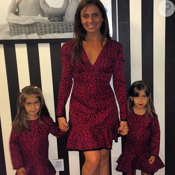 Giovanna Antonelli é mãe das gêmeas Antônia e Sophia, de 5 anos, fruto do casamento com o diretor Leonardo Nogueira