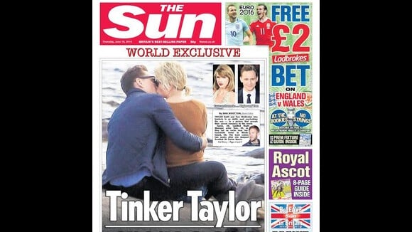 Taylor Swift é flagrada aos beijos com Tom Hiddleston: 'Casal apaixonado'