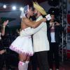 Gracyanne Barbosa e Belo renovaram os votos de casamento em festa junina realizada na quadra da escola de samba X9 Paulistana, em São Paulo, no domingo, 19 de junho de 2016
