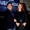 O casal César Filho e Elaine Mickely estiveram na estreia VIP de 'Os Dez Mandamentos - O Musical'