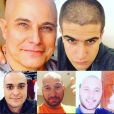 Enzo Celulari e família raspam a cabeça em apoio a Edson Celulari, após o ator anunciar que está se tratando de um câncer raro
