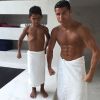 Cristiano Ronaldo adora compartilhar fotos com o filho, Cristiano Ronaldo Junior, na web