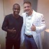 Na última terça-feira, 29 de outubro de 2013, Thiaguinho se consultou com o ex-BBB Rogério Padovan. O médico é nutrólogo e especialista em medicina esportiva