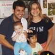 Fernanda Gentil e Matheus Braga são pais de Gabriel, de 9 meses. A jornalista ainda cria o afilhado, Lucas, de 8 anos, que perdeu a mãe quando tinha apenas 1 ano e cinco meses