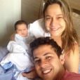 Fernanda Gentil e Matheus Braga são pais de Gabriel, de 9 meses