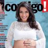 Grávida de 8 meses de Melinda, Thais Fersoza foi capa da revista Contigo