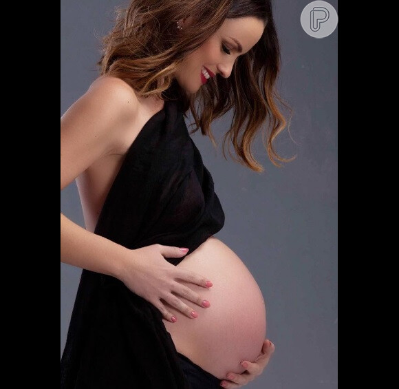 Carolina Kasting dividiu vários momentos da gravidez de Tom, que nasceu nesta quinta-feira, 30 de junho de 2016, com os seus seguidores no Instagram