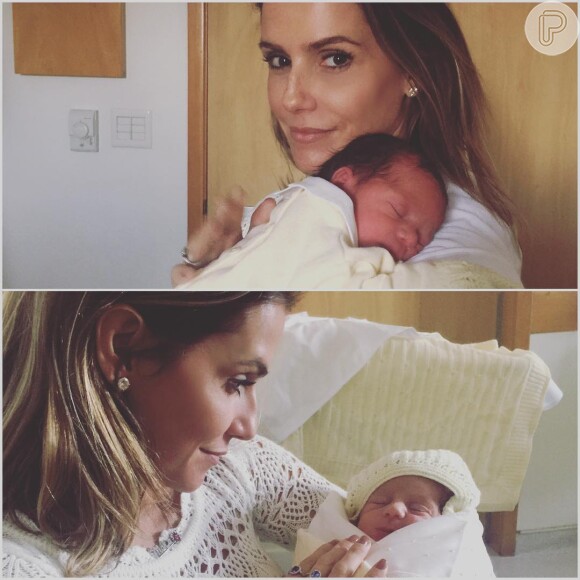 Deborah Secco comemorou a chegada dos sobrinhos gêmeos, Jorge e Francisco, nas redes sociais. As crianças nasceram na quarta-feira, 29 de junho de 2016