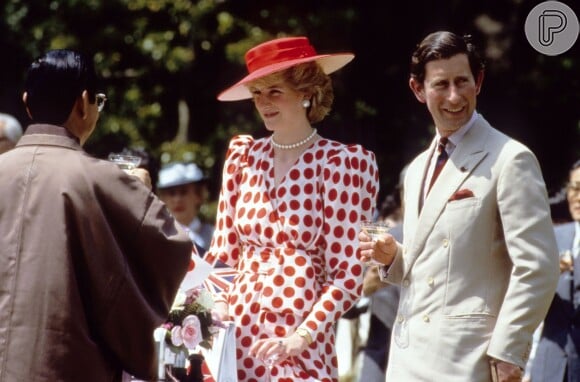 A princesa Diana foi a mulher do príncipe Charles entre 1981 e 1996