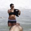 Em março deste ano, Thammy Miranda foi fotografada na praia com uns quilos a mais