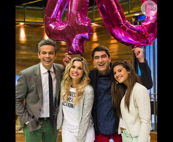 Zeca Camargo vai receber Otavano Costa, Flávia Alessandra e a filha da atriz, Giulia, na estreia do novo 'Video Show', dia 18 de novembro de 2013