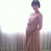 Larrisa Maciel está grávida de cinco meses de sua primeira herdeira, Milena