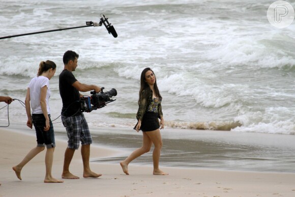 Tatá Werneck grava cenas para a novela 'Amor à Vida', nesta sexta-feira 22 de novembro de 2013, no Rio de Janeiro