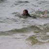 A atriz nadou no mar durante as gravações