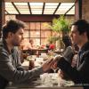 Niko (Thiago Fragoso) vê Félix (Mateus Solano) vendendo hot dog e resolve ajudá-lo, em 'Amor à Vida'