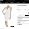 Na loja virtual da marca, é possível adquirir o vestido de Fernanda Lima, na versão em branco, por 880 dólares, cerca de R$ 3 mil reais, em 6 de dezembro de 2013 