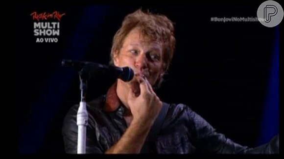 Em sua apresentação no Rock in Rio, Bon Jovi convocou a fã Rosana Guedes para beijá-lo, levando o público ao delírio