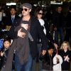 Brad Pitt viu os filhos pela primeira vez desde que Angelina Jolie pediu o divórcio, no dia 19 de setembro de 2016

